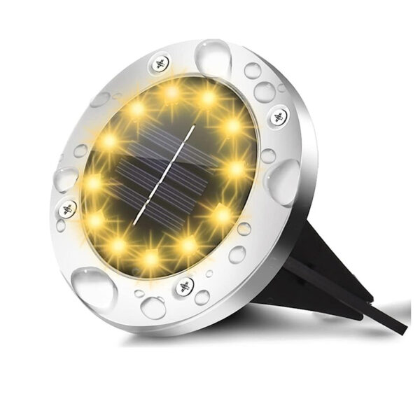 12 LEDs solar underground light