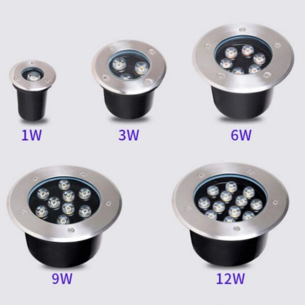 1W 3W 6W 9W 12W underground light