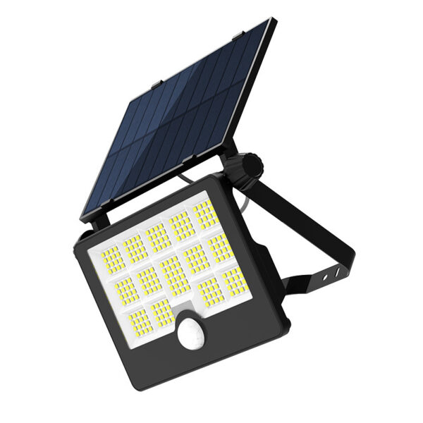 Solar flood light 232 leds side view