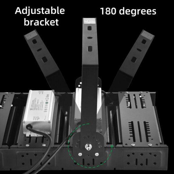 180 degrees adjustable bracket design led flood light